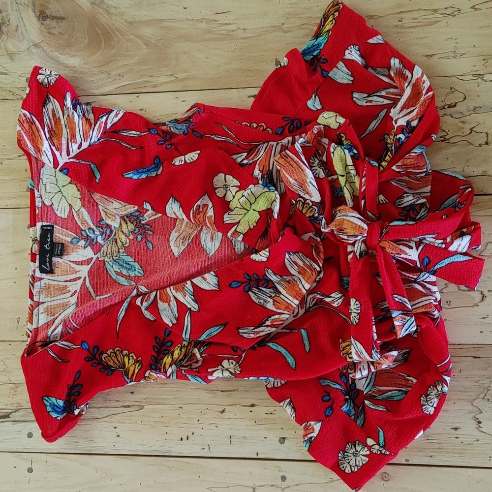 Boutique Vneck Hawaiian print Romper